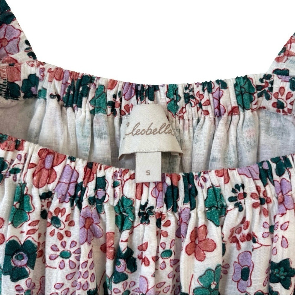 Cleobella Mara Mini‎ Dress Wildflower Small Spring Multicolor Floral Boho - Picture 7 of 9